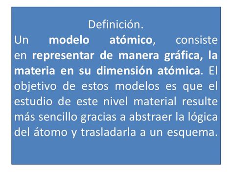 Definición De Modelo Atómico Qué Es Significado Y Concepto