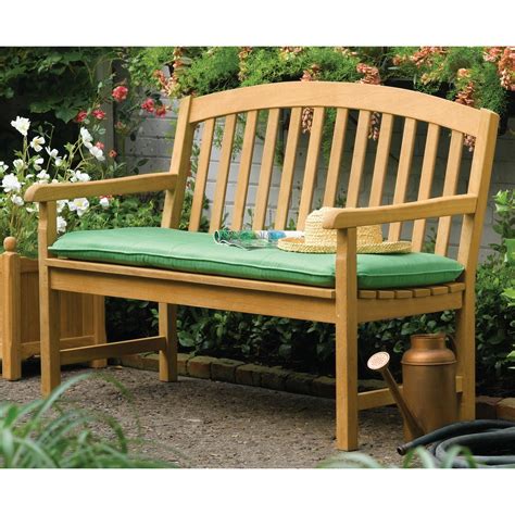 Bring great focal stimulation to your garden space along with adding stylish sitting space with this precious outdoor bench that will cost you under $15 and will bring a great style to your garden and patio! Oxford Garden Chadwick Wood Curved Back Garden Bench - Outdoor Benches at Hayneedle