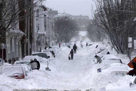 Boston Residents Tackle Severe Winter Weather With Good Humor And A