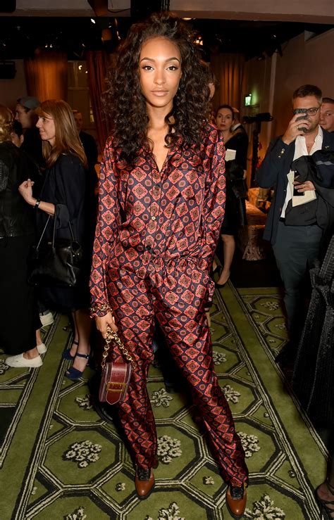 Jourdan Dunn Is Fall Personified In Pretty Printed Suit Essence