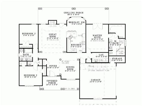 Exceptional 2000 Sq Ft House Plans With Basement New Home Plans Design