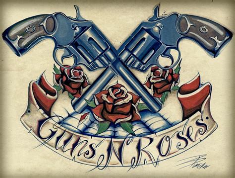 Gn'r put their own blistering take on the track, and it's a standout cover in their catalog that's littered with covers. deviantart guns n roses design | Guns 'n' Roses by ...