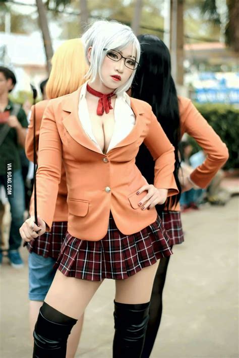 meiko shiraki cosplay from prison school 9gag