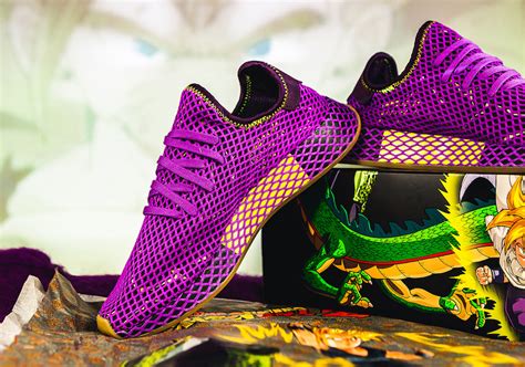 Made for sneaker freakers and anime fanatics basically, every shoe from this collab represents a character from the dbz series. DBZ x adidas "Cell" Prophere & "Gohan" Deerupt First Look ...