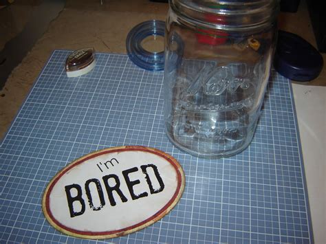Minecraft builds for days on end without getting bored/tired! She Who Makes: The I'm Bored Jar