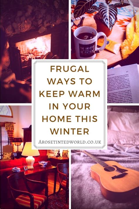 Frugal Ways To Keep Warm In Your Home This Winter ⋆ A Rose Tinted World