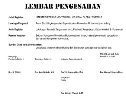 Oleh kelompok 3 kalau dilihat dari profilnya, sekolah ini termasuk sekolah unggulan. Contoh Lembar Pengesahan Skripsi, Laporan, Proposal, Makalah