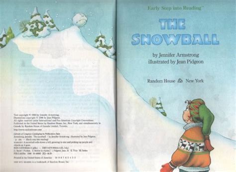 1990s Easy Readers The Snowball