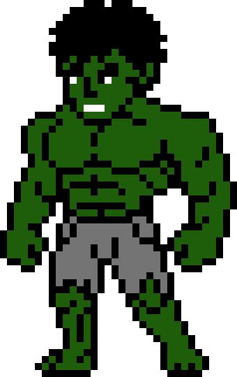 Hulk Pixel Art Pixel Art Maker