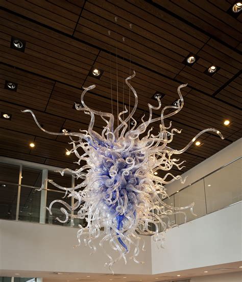 Dale Patrick Chihuly Royal Blue Mint Chandelier 1998 Chihuly Dale