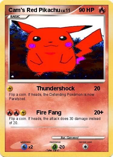 When i lost my red card doordash did let me pay for orders with my personal credit card and reimbursed me through direct deposit. Pokémon Cam s Red Pikachu - Thundershock - My Pokemon Card