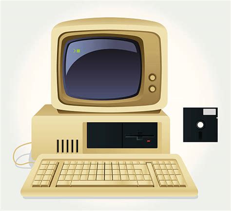 Old Computer Illustrations Royalty Free Vector Graphics And Clip Art