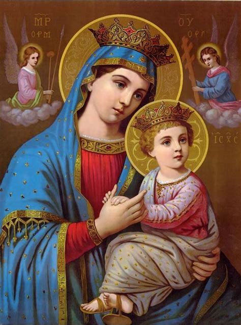 Reprodukcja Obrazu „matka Boska Nieustającej Pomocy” Jesus And Mary