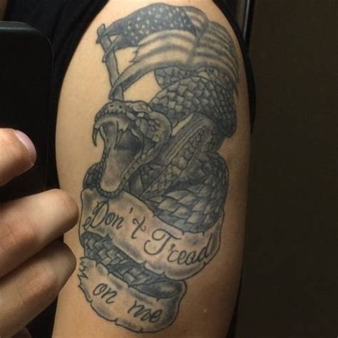 Printed polyester usa/rebel/gadsden don't tread on me combination flag. Badass Rebel Flag Tattoos