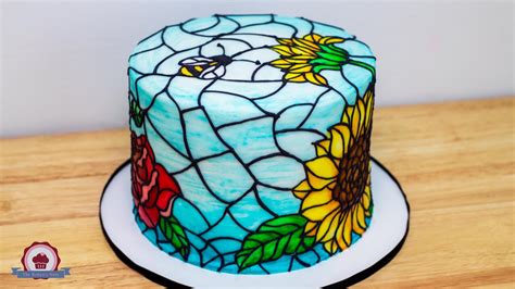 Stained Glass Cake Tutorial Youtube