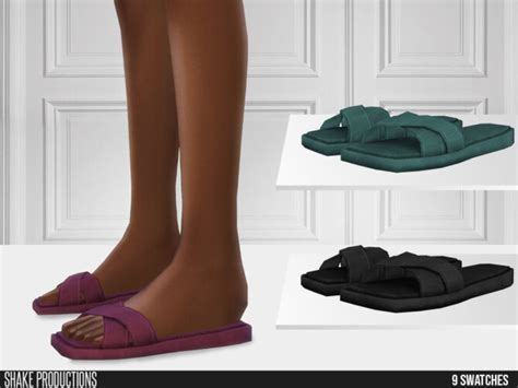 717 Leather Slippers By Shakeproductions At Tsr Sims 4 Updates