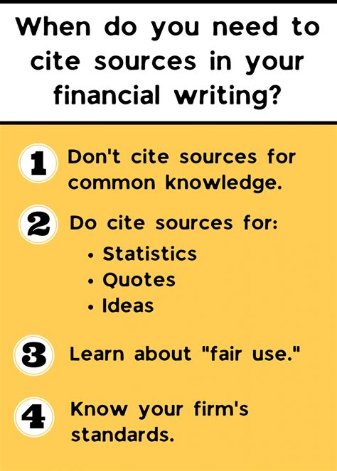When Do You Need To Cite Sources Susan Weiner Investment Writing