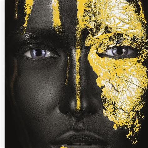 Gold Face Artwork Andrew Martin