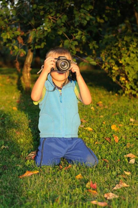 Child Taking Pictures Stock Image Image Of Portrait 26777657