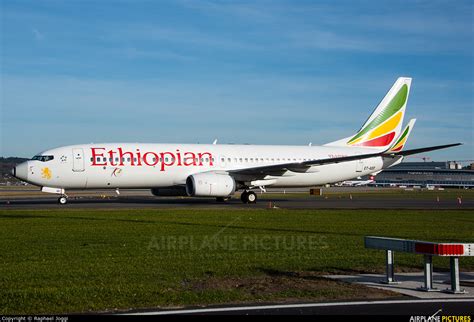 Et Aqo Ethiopian Airlines Boeing 737 800 At Zurich Photo Id 1016676