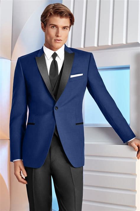 ike behar ultra slim cobalt blue tribeca ultra slim fit tuxedo jim s formal wear traje de