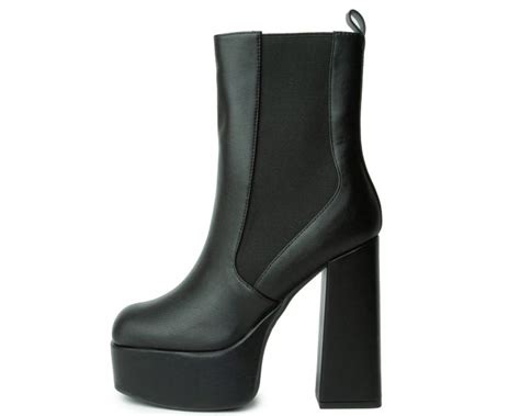 J P Original Platform Heel Bootie Jpm Harmony 02 Blkcrp Karmaloop