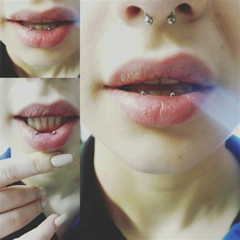 surface lips par valily more face piercings body modification piercings lip piercing
