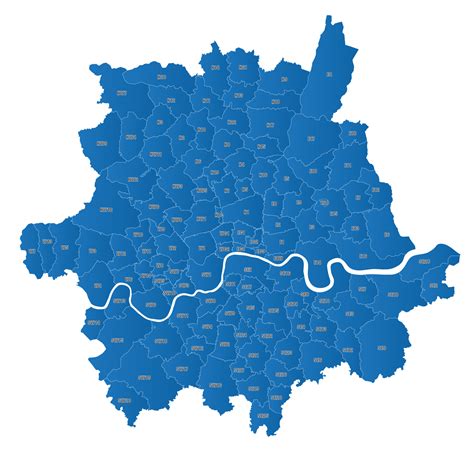 London Map By Postcode