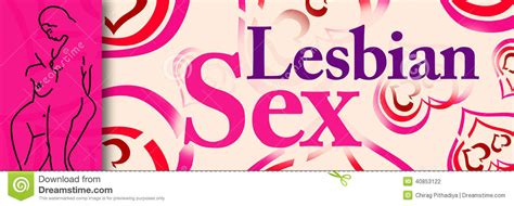 Lesbian Sex Hearts Banner Stock Illustration Illustration Of Clipart