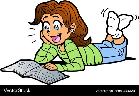 girl reading magazine royalty free vector image free download nude photo gallery