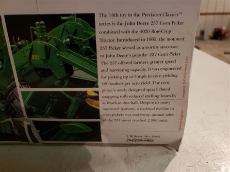 John Deere 4020 Tractor W 237 Corn Picker Precision Classics Bigiron Auctions
