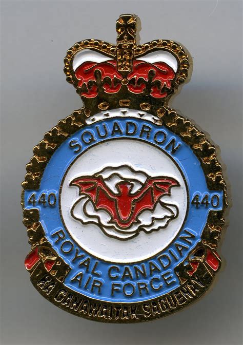 Rcaf 440 Squadron Military Logo Canadian Military Canadian Forces