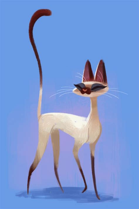 Siamese Cat Drawing Easy How To Draw Cute Square Faced Cat Kitten