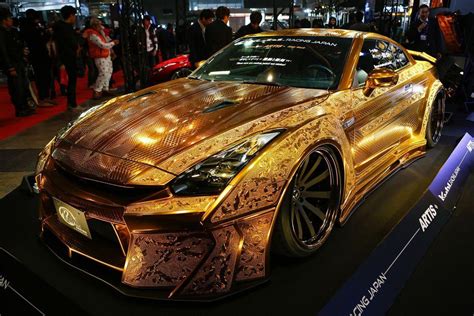 Photos 1 Million Gold Car Unveiled In Automechanika Dubai