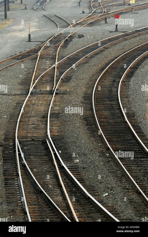 Railroad Switch Yard Hi Res Stock Photography And Images Alamy