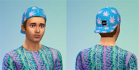 My Sims 4 Blog Plantlife Backwards Snapback For Males By Sims4sweatshop