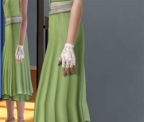 Mod The Sims Lace Gloves Normalfingerless And Long