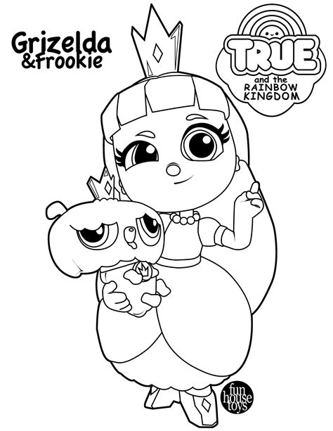 True Rainbow Kingdom Coloring Pages