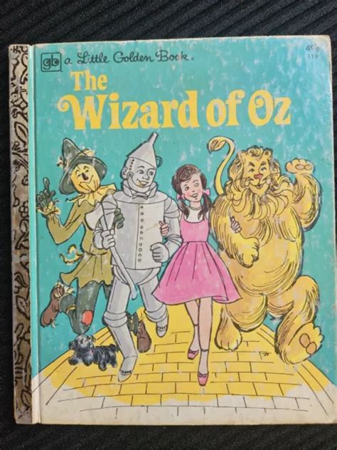 Little Golden Book The Wizard Of Oz 119 1st Edition 1975 625 Picclick