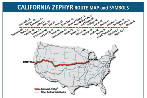 Amtrak California Zephyr Train San Francisco To Chicago Singleflyer
