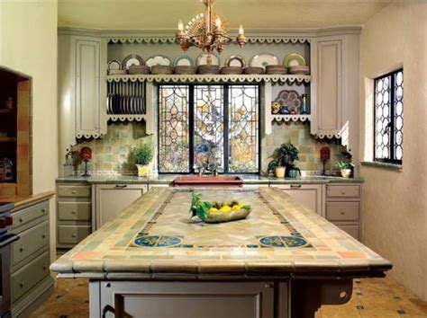 Mosaic Tile Countertop Kitchen Things In The Kitchen