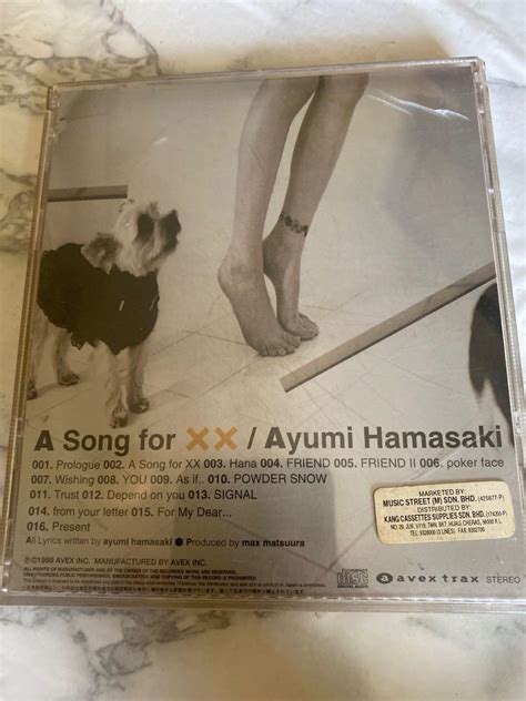 Ayumi Hamasaki A Song For Xx Hobbies Toys Music Media Cds Dvds On Carousell