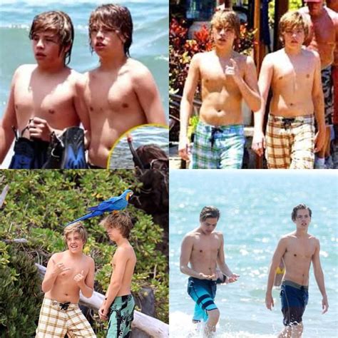 Cole And Dylan Shirtless Evolution Colesprouse Cole Dylansprouse