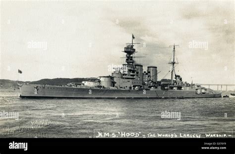 Hms Hood Battlecruiser Hi Res Stock Photography And Images Alamy