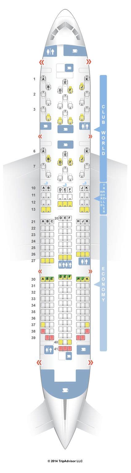 Seatguru Seat Map British Airways Boeing 787 8 788 British Airways