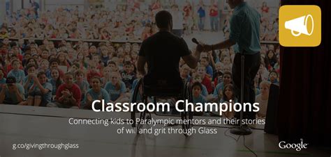 Classroom Champions Classroom Champion Mentor