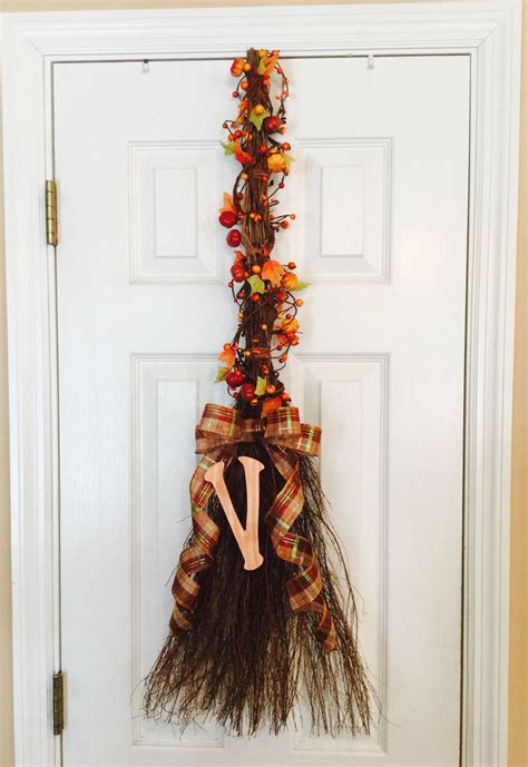 Fall Cinnamon Broom Holiday Wreaths Diy Fall Halloween Decor Fall