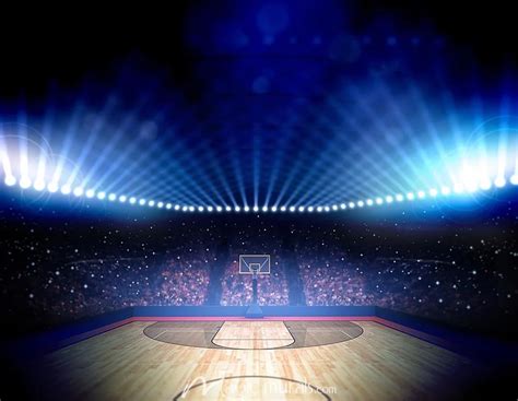 Basketball Lights Murals Your Way Mural Wallpaper Image House