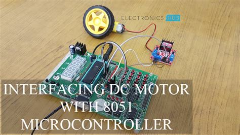 Interfacing Dc Motor With 8051 Microcontroller Using L293d