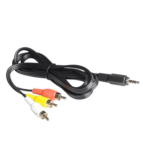 Use rca cables to connect the dvd player's audio/video output to the input 3 input on the monitor. Eachine dc 3.5mm jack plug male 1 to 3 head rca av input ...